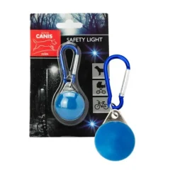 Hundehalsbånd|Led Lys Og Refleks^Petcare Active Canis LED Light med Karabinhage | Blue