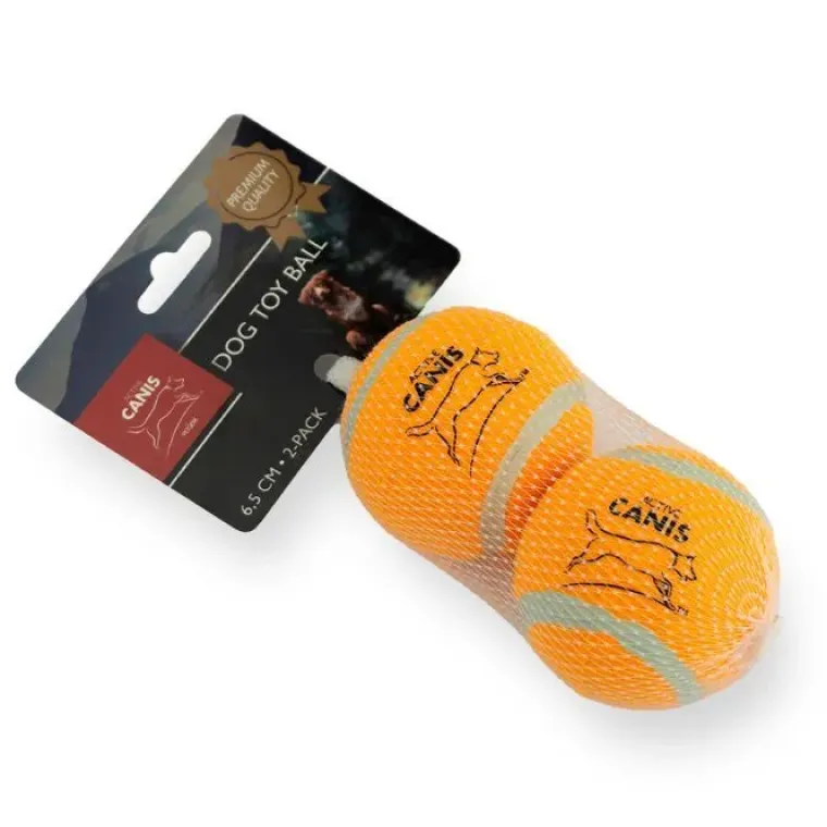 Bolde|Slidstærkt Legetøj^Active Canis Tennisball | 2 stk