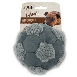 Bolde|Plyslegetøj Til Hunde^All For Paws AFP Cuddle Fodbold af Lammeuld