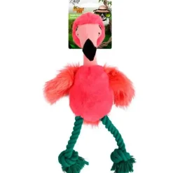 Hvalpelegetøj|Reb-Legetøj^All For Paws AFP Plys Flamingo | 48 cm