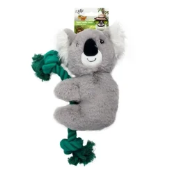 Plyslegetøj Til Hunde|Hvalpelegetøj^All For Paws AFP Safari Kevin Koala m. reb