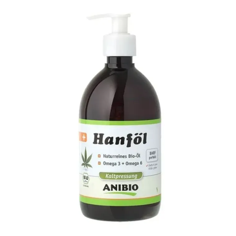 Fodertilskud|Fodertilskud^Anibio Hampe olie | Hanföl 500ml