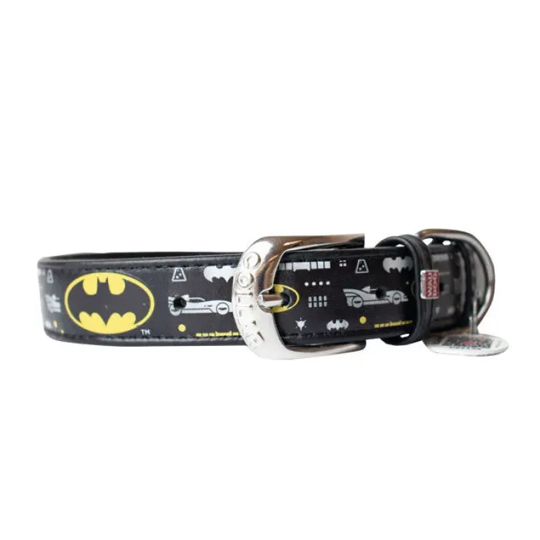 Hundehalsbånd^Collar/WauDog Batman halsbånd | m. QR-Tag | OUTLET