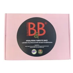 Groomingsæt|Hvalpesæt^B&B Økologisk Hundeshampoo m.m. B&B Hvalpens første bad