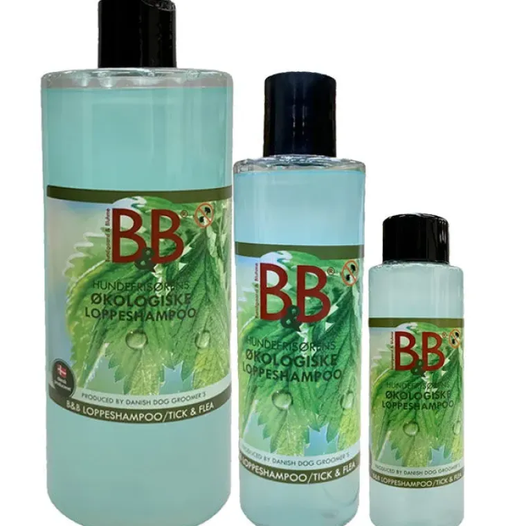 Hundeshampoo Og Hundebalsam^B&B Økologisk Hundeshampoo m.m. B&B Økologisk Loppeshampoo