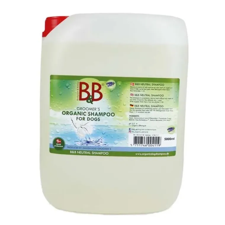 Miljøvenlige, Bæredygtige & Øko Produkter|Hundeshampoo Og Hundebalsam^B&B Økologisk Hundeshampoo m.m. B&B Parfumefri Shampoo | Økologisk hundeshampoo