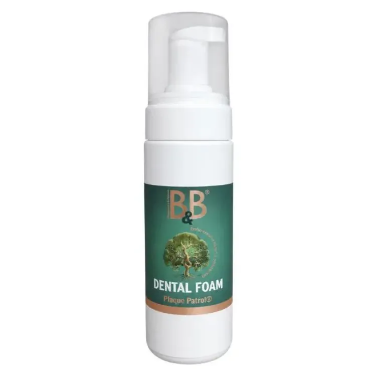 Mund-, Øre- Og Øjenpleje^B&B Økologisk Hundeshampoo m.m. B&B Plaque Patrol Dental Foam | 100ml