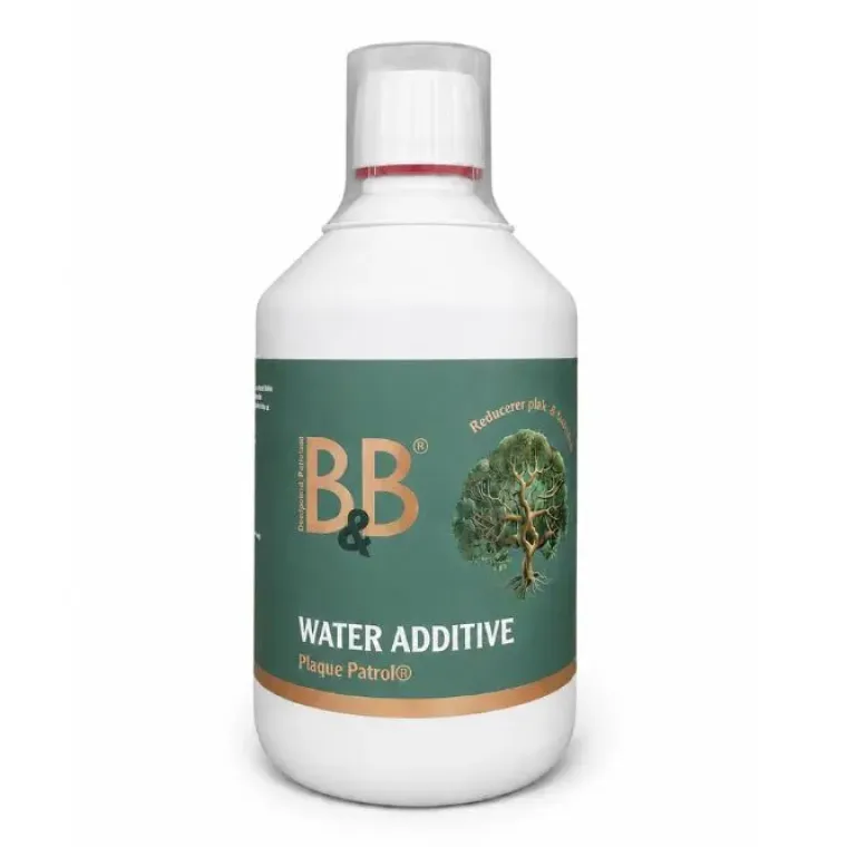 Mund-, Øre- Og Øjenpleje^B&B Økologisk Hundeshampoo m.m. B&B Plaque Patrol Water Additive | 500ml
