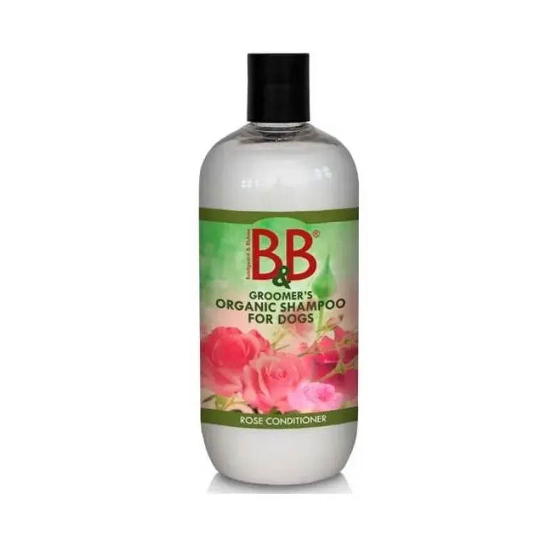 Miljøvenlige, Bæredygtige & Øko Produkter|Hundeshampoo Og Hundebalsam^B&B Økologisk Hundeshampoo m.m. B&B Rose conditioner | Økologisk hundebalsam
