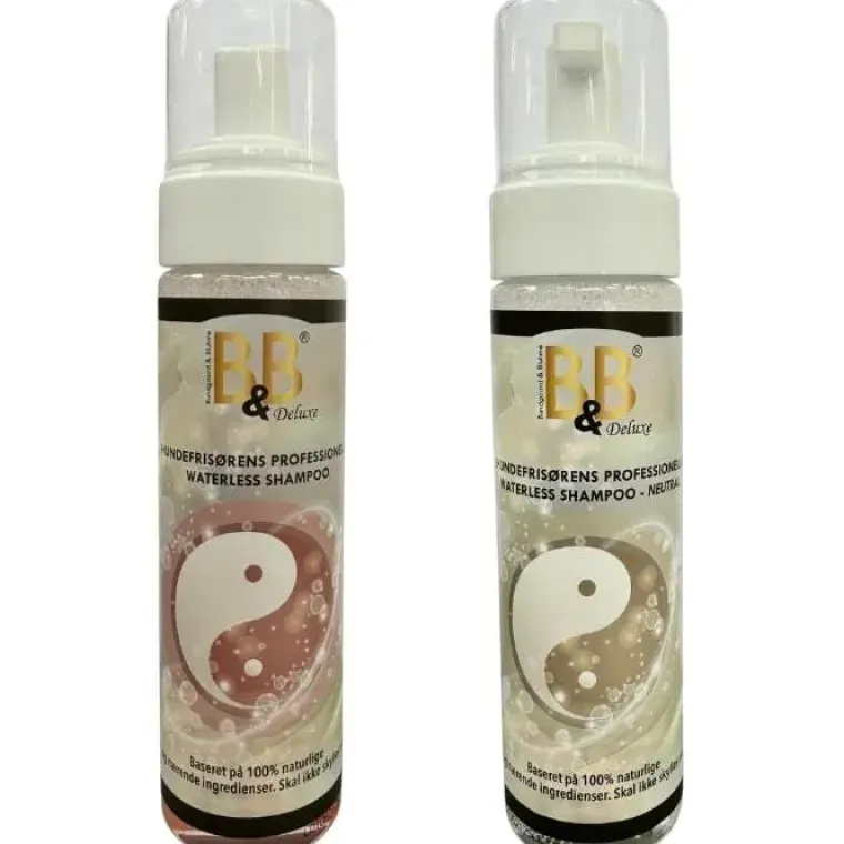Pelspleje|Hundeferien^B&B Økologisk Hundeshampoo m.m. B&B Waterless Shampoo DeLuxe
