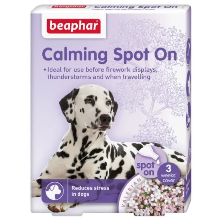 Helse Til Hunde|Nytårskurven^Beaphar Calming Spot on | Baldrian til hunde