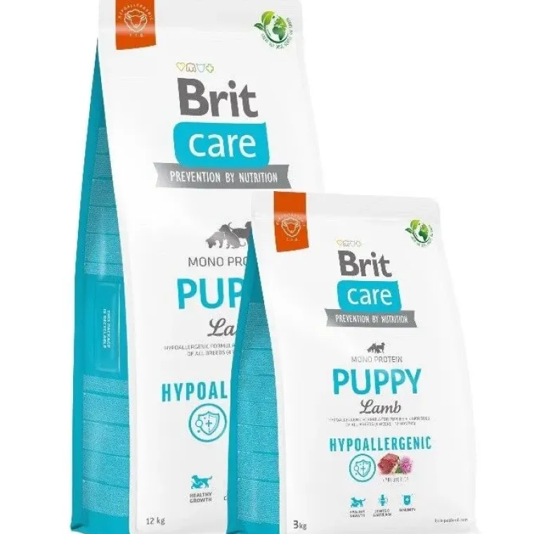 Hundemad|Hvalpefoder^Brit Care Dog Hypoallergenic Puppy, Lamb | Tørfoder