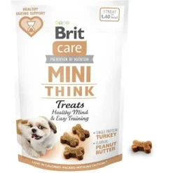 Godbidder Og Gnaveben^Brit Care Dog Mini Treats, Think | 50g
