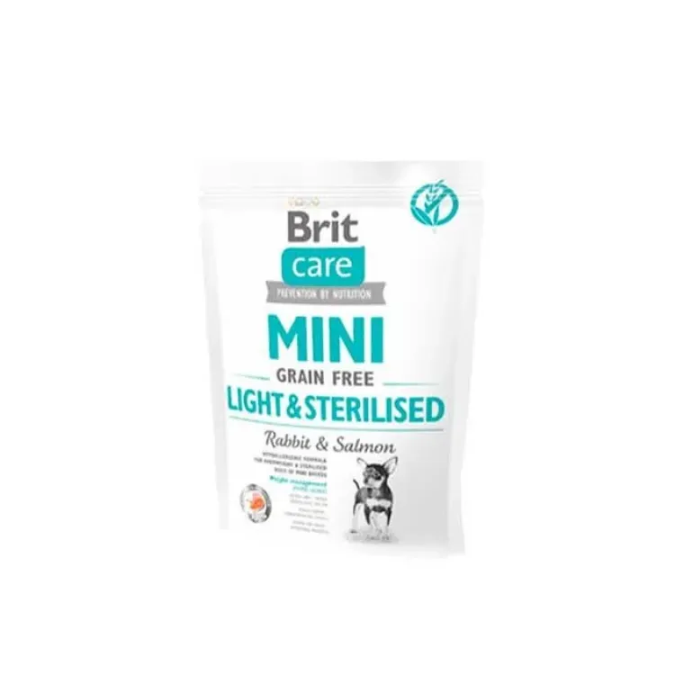 Hundemad^Brit Care Mini Grain Free Adult - Light & Steriliseret | Tørfoder