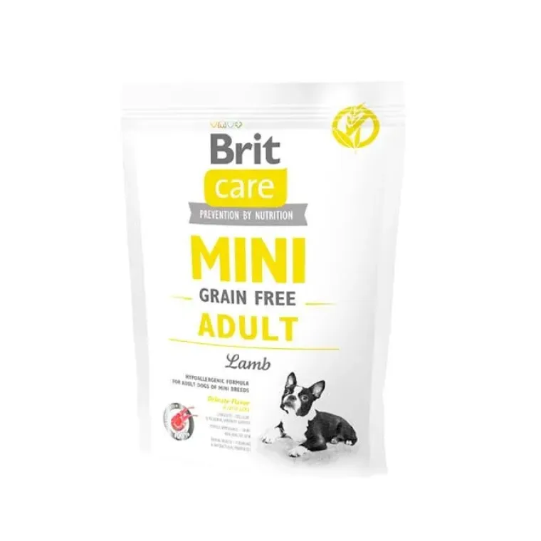 Hundemad^Brit Care Mini Grain Free Adult - Lamb | Tørfoder