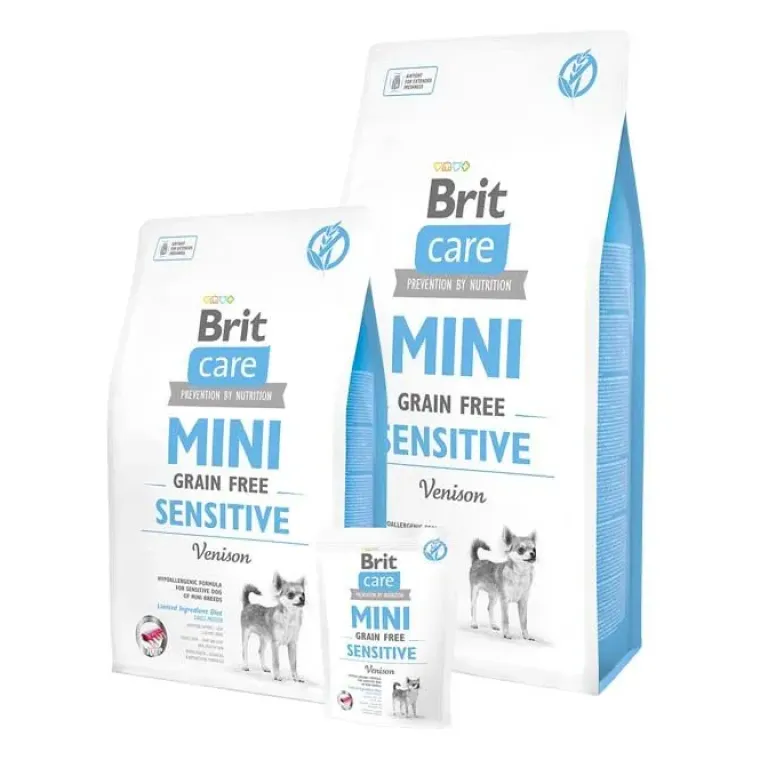 Hundemad^Brit Care Mini Grain Free Adult - Sensitive | Tørfoder