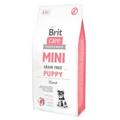 Hundemad|Hvalpefoder^Brit Care Mini Grain Free Puppy - Lamb | Tørfoder