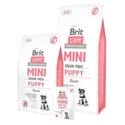 Hundemad|Hvalpefoder^Brit Care Mini Grain Free Puppy - Lamb | Tørfoder