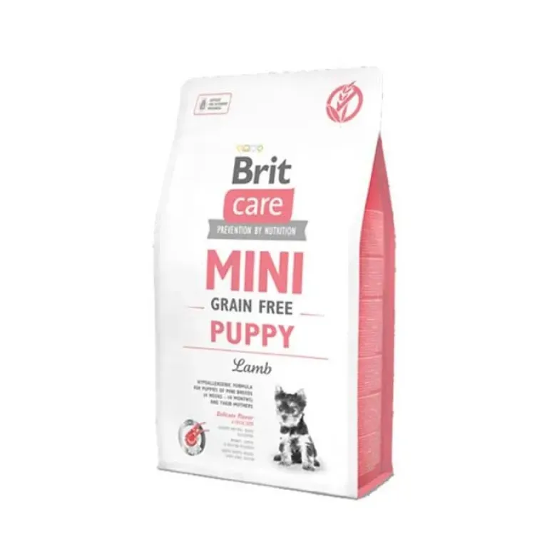 Hundemad|Hvalpefoder^Brit Care Mini Grain Free Puppy - Lamb | Tørfoder