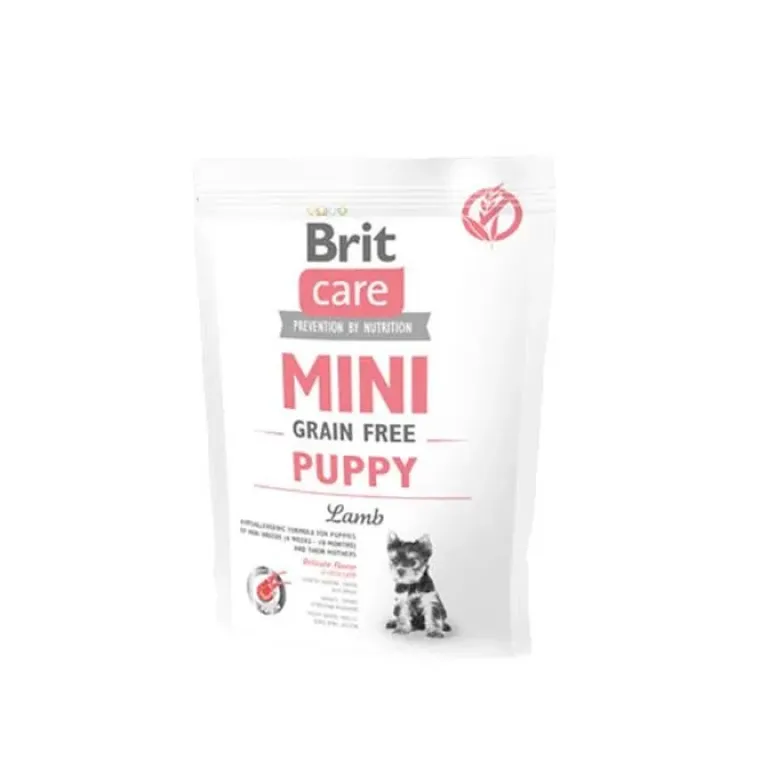 Hundemad|Hvalpefoder^Brit Care Mini Grain Free Puppy - Lamb | Tørfoder