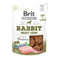 Godbidder Og Gnaveben^Brit Care Brit Jerky Rabbit Meaty Coins | 80g