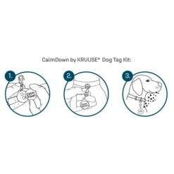 Helse Til Hunde|Hundetegn^Kruuse CalmDown by ® Hundetegn m. beroligende knap
