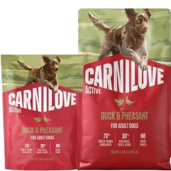 Hundemad^Carnilove Active Dog Duck & Pheasant, Adult All Breeds | Tørfoder