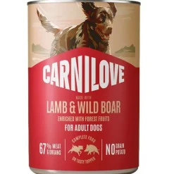 Hundemad^Carnilove Dog Can Paté, Lamb & Wild Boar | 400g
