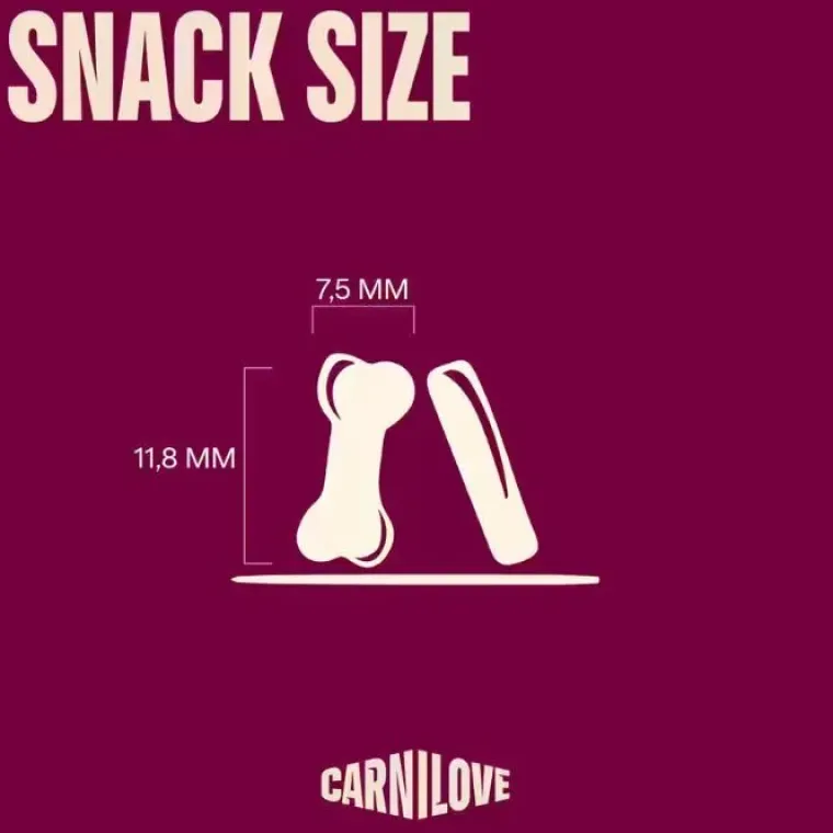 Godbidder Og Gnaveben^Carnilove Soft Snack, Salmon with Thyme, Small Bites | 200g