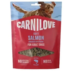 Godbidder Og Gnaveben^Carnilove Soft Snack, Salmon with Thyme, Small Bites | 200g