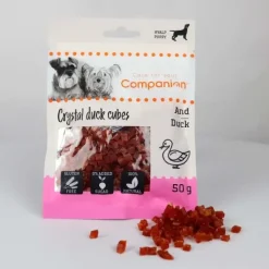 Hvalpegodbidder Og Gnaveben^Companion Duck Crystal Cubes Puppy | 50g