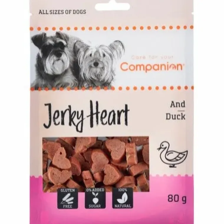 Valentine^Companion Duck Jerky Heart | 80g