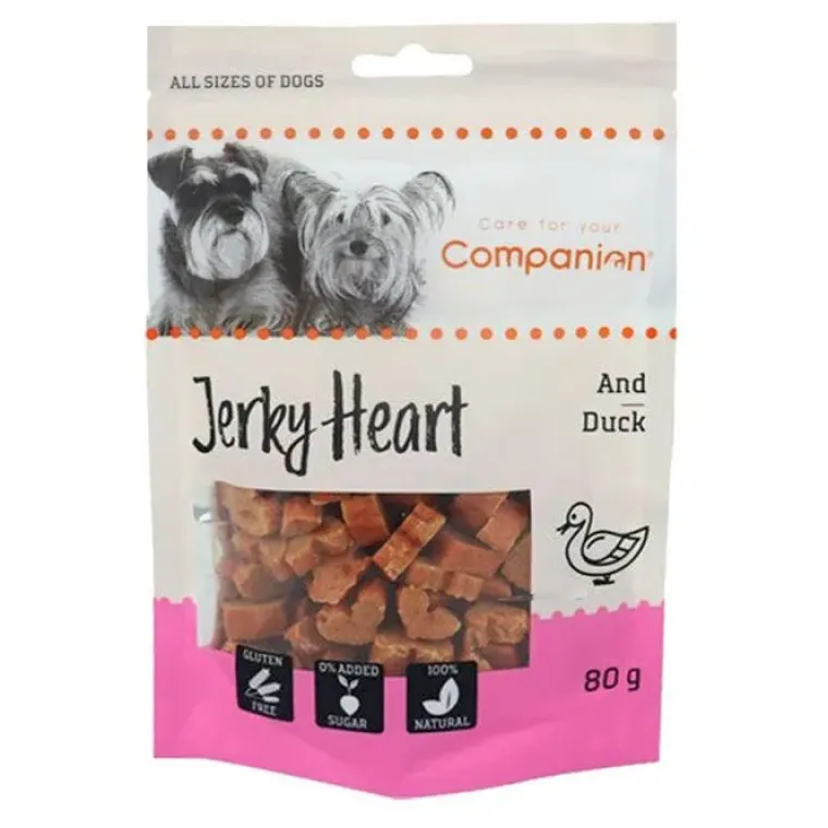 Valentine^Companion Duck Jerky Heart | 80g