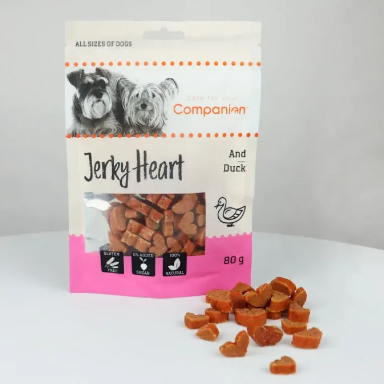 Valentine^Companion Duck Jerky Heart | 80g