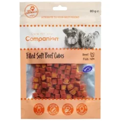 Godbidder Og Gnaveben^Companion Soft beef cubes | 80 g