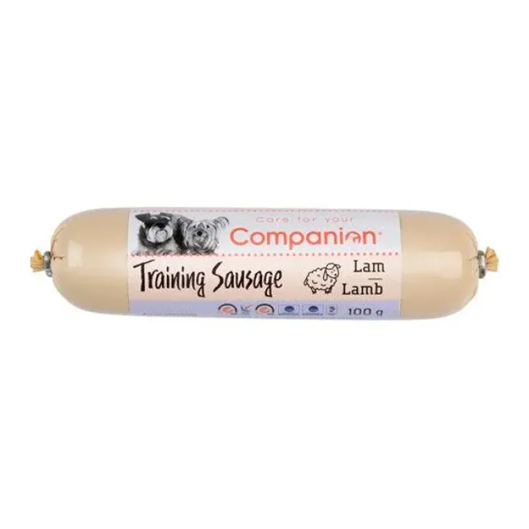 Bestsellers^Companion Training Sausage | Skærefaste Pølser | 100g