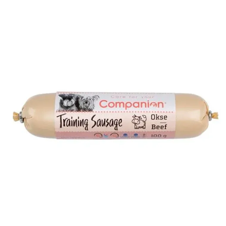Bestsellers^Companion Training Sausage | Skærefaste Pølser | 100g