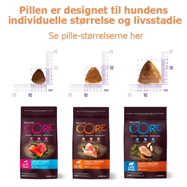 Hundemad^Wellness CORE CORE Adult Low Fat - Medium/Large Breed | Tørfoder