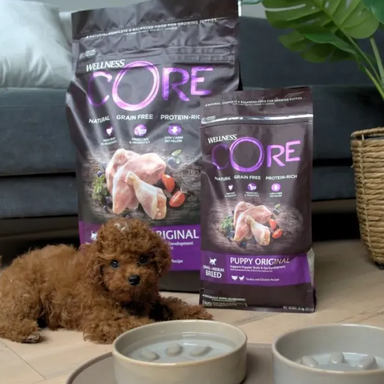 Hundemad|Hvalpefoder^Wellness CORE CORE Puppy Original - Small/Medium Breed | Tørfoder