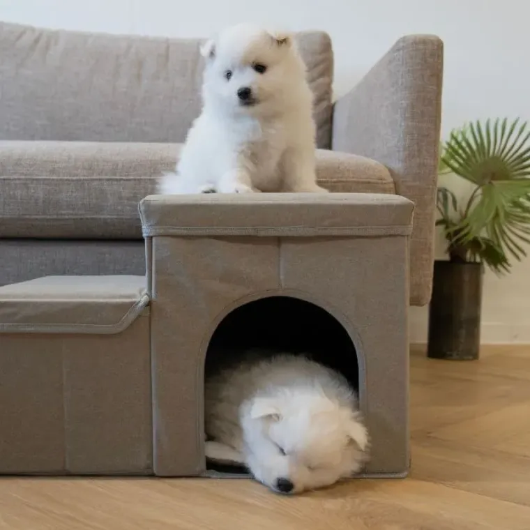 Hundetrapper & Hunderamper^DogLemi Hundetrappe m. hule og små rum