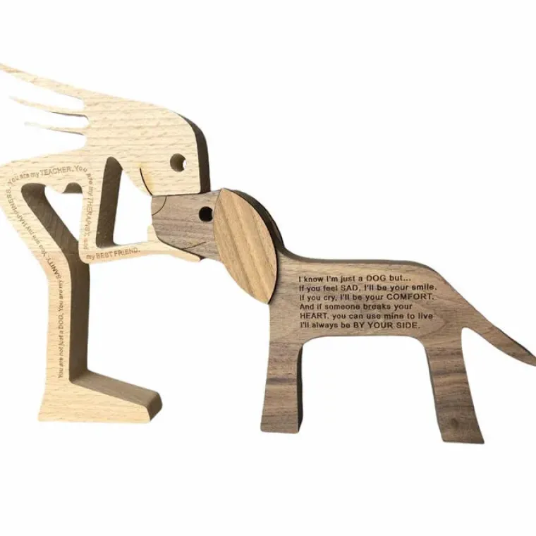 Julekurven|Mors Dag^Ollipet Dog Love træfigur sæt | M. Tekst