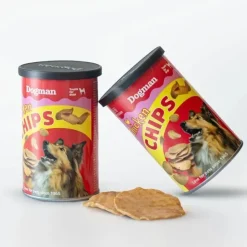 Nytårskurven|Godbidder & Smagsvarianter^Dogman Chips med kylling | 70g