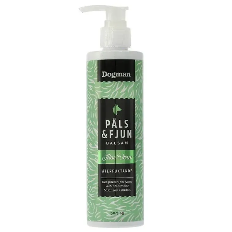 Hundeshampoo Og Hundebalsam^Dogman Päls & Fjun Aloe Vera Balsam | 250ml | OUTLET