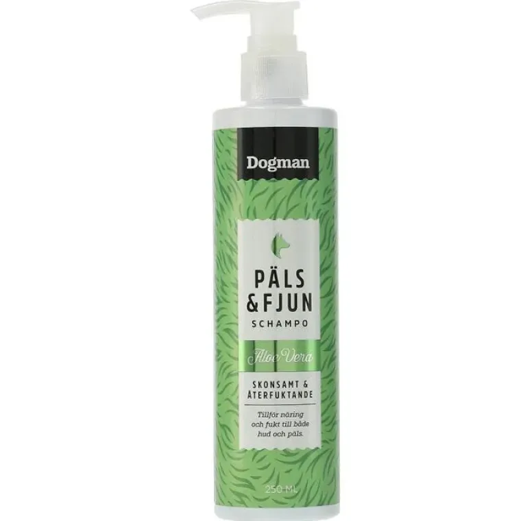 Hundeshampoo Og Hundebalsam^Dogman Päls & Fjun Aloe Vera Shampoo | 250ml | OUTLET