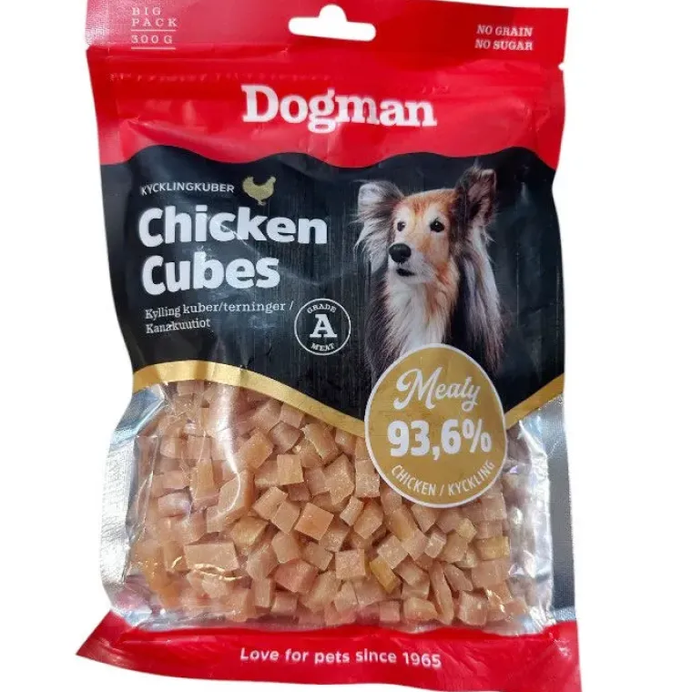 Hvalpegodbidder Og Gnaveben|Godbidder Og Gnaveben^Dogman Treat Cubes | Fra 80g