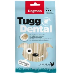 Godbidder Og Gnaveben^Dogman Tugg Dental Tyggeben | fra 20g