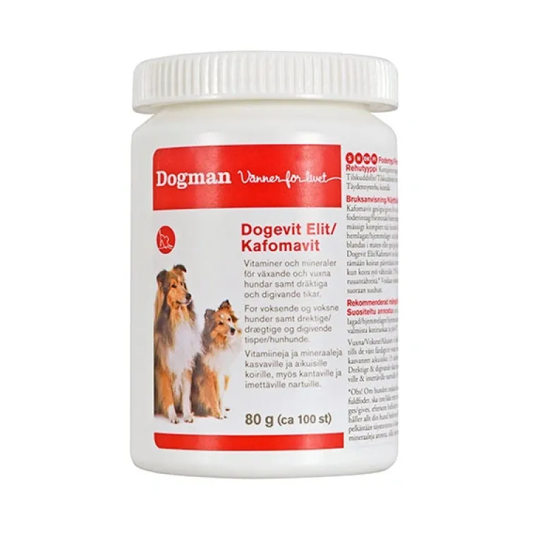 Fodertilskud^Dogman Vitaminpiller