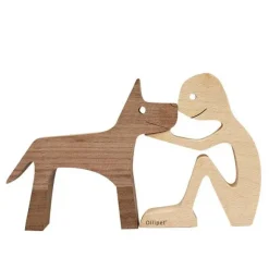 Gaveidéer Til Hundeelskeren|Konfirmationsgave^Ollipet Dog True Love Træfigur | Large Dog