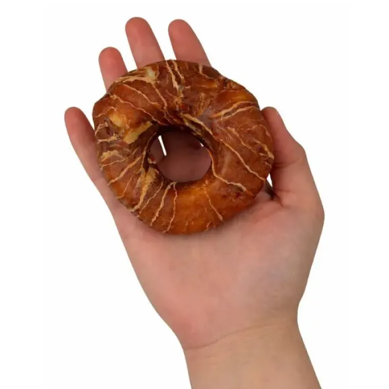 Godbidder Og Gnaveben^Flamingo Donut with Chicken & Cod | 7 cm | 1stk.