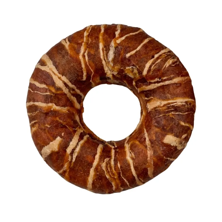 Godbidder Og Gnaveben^Flamingo Donut with Chicken & Cod | 7 cm | 1stk.